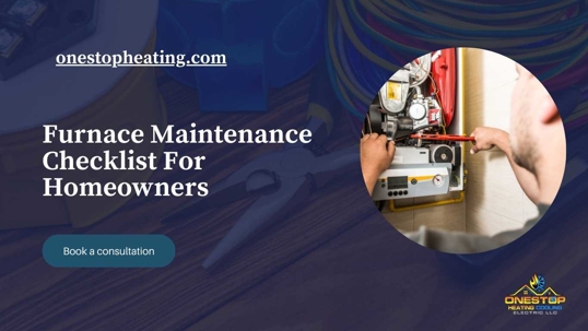 furnace maintenance graphic with words