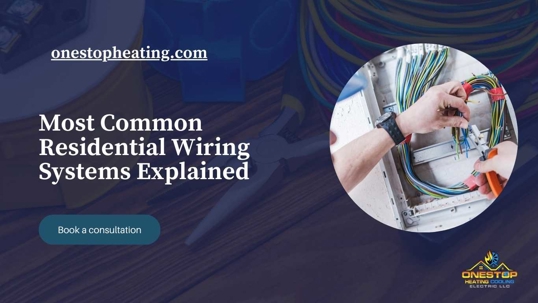 most common residential wiring graphic with words
